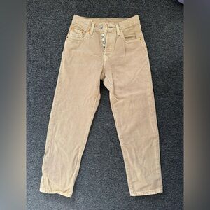 Levi's High Rise Tan Women's Jeans